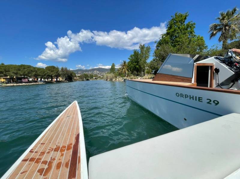 Explore Serene Waters with Orphie Electric Boats - Eco-Friendly Rentals with Expert Skippers!